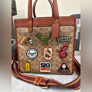 Coach Multi Patch Signature Monogram Coach bag